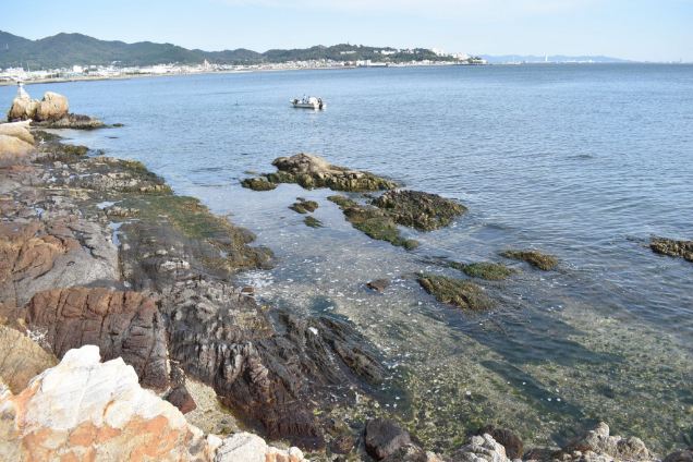 竹島八景　旭渓,あさひなだ